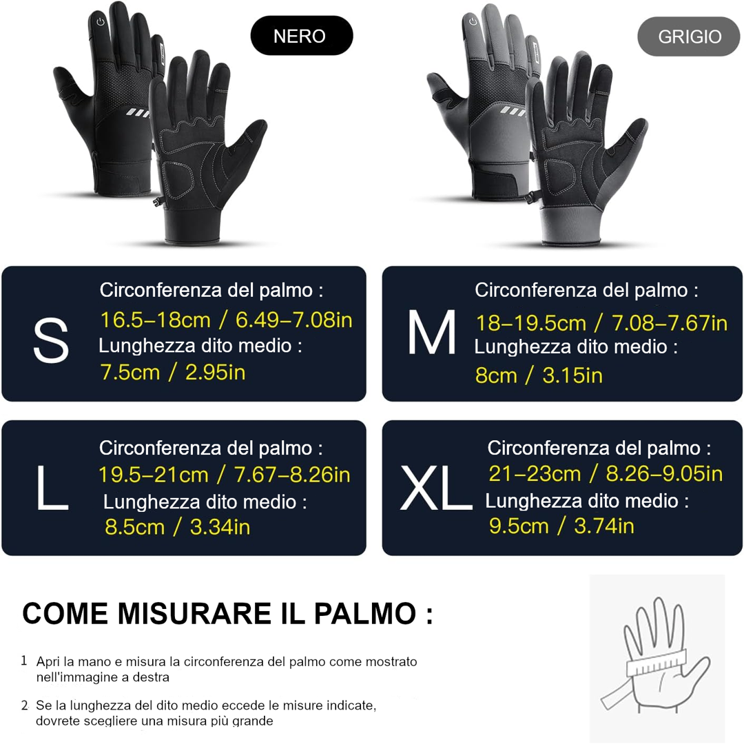 Guanti Touch Screen Invernali - Vilico